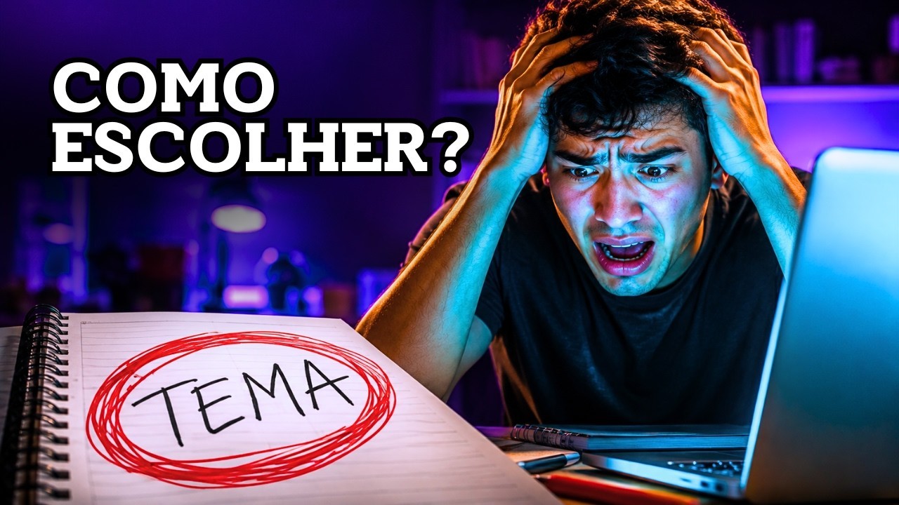 Capa do vídeo: Seu TCC não trava na escrita. Ele trava AQUI